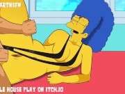 Preview 3 of Marge Simpson Thick Thighs Fucked Moaning Orgasm - Hole House