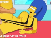 Preview 4 of Marge Simpson Thick Thighs Fucked Moaning Orgasm - Hole House