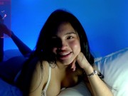 Preview 3 of petite asian, 18 years cute girl, very cute face, pinay dirty talk, petite brunette, asmr, big boobs