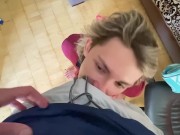 Preview 3 of hard blowjob friend cum in mouth