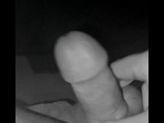 Preview 1 of edging my huge white cock in front of the cam x monster load