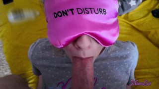 Stepbrother, just don't cum on my face... please | POV