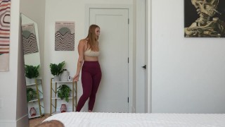 Perfect BLONDE stepsis finally lets me feel her BIG NATURAL TITTIES - Angel Youngs