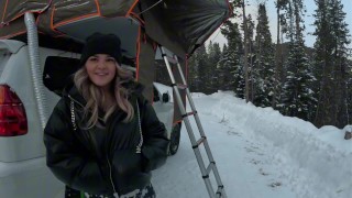 Slutty stranger seduces me in her tent while my gf is asleep - Venessas Butt