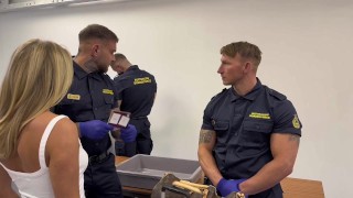 Blonde blue eyed SLUT GANGBANGED by BIG DICKED boarder force - bonnie blue / Andy lee