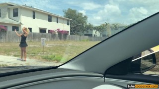 Bonnie Blue Picked Up And Fucked In Self Driving Car